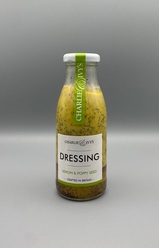 Charlie Ivy's, lemon and poppy seed dressing.