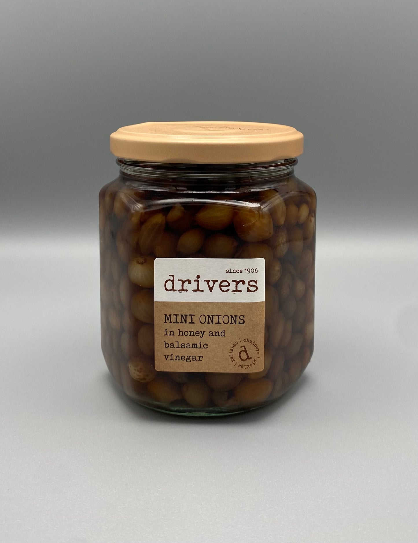 Drivers mini onions in honey and balsamic vinegar
